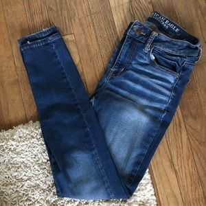 American eagle skinny hi rise jeans